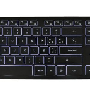Perfect Choice PC-201304 teclado Universal USB QWERTY Español Negro