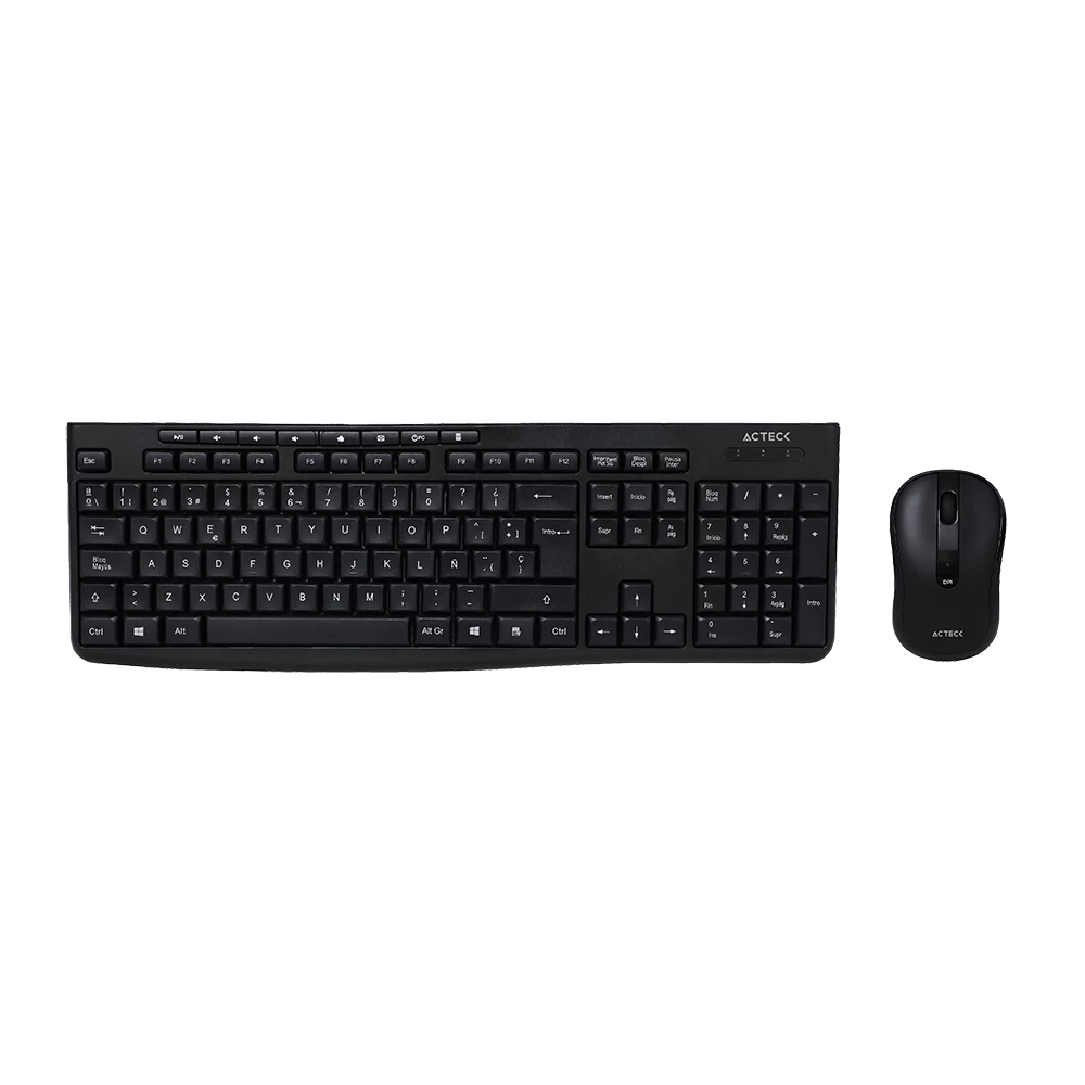 Acteck Creator Prime MK225 teclado Ratón incluido Universal RF inalámbrico QWERTY Español Negro