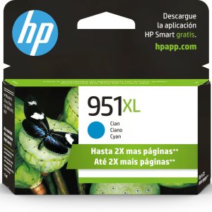 HP Cartucho de tinta original 951XL de alta capacidad cian
