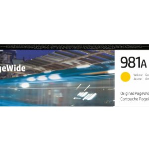 HP Cartucho original PageWide 981A amarillo
