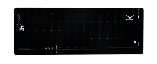 Naceb Technology NA-0961 alfombrilla para ratón Cojín de ratón para Juegos Negro, Blanco